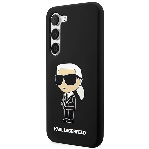 Karl Lagerfeld KLHCS23SSNIKBCK S23 S911 hardcase black/black Silicone Ikonikeng