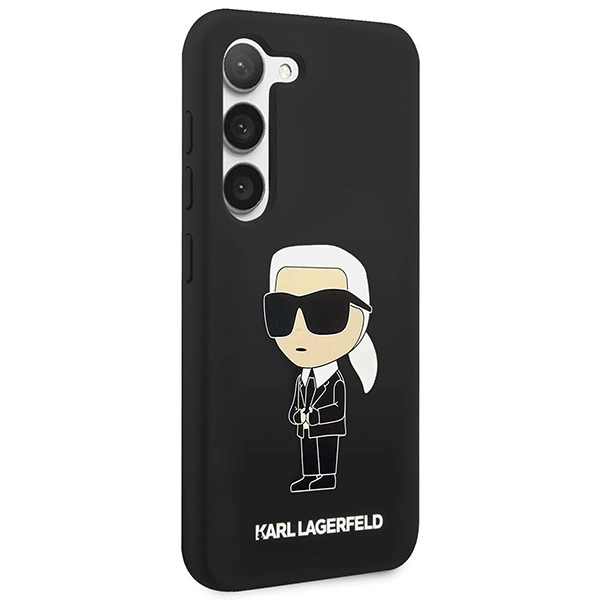 Karl Lagerfeld KLHCS23SSNIKBCK S23 S911 hardcase black/black Silicone Ikonikeng