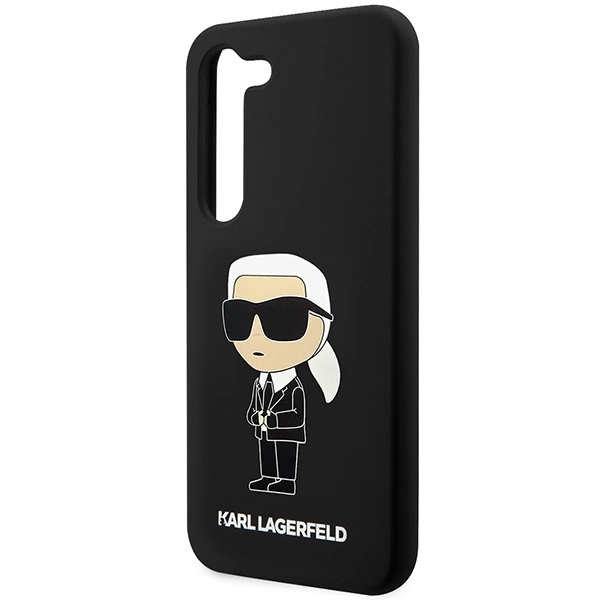 Karl Lagerfeld KLHCS23SSNIKBCK S23 S911 hardcase black/black Silicone Ikonikeng