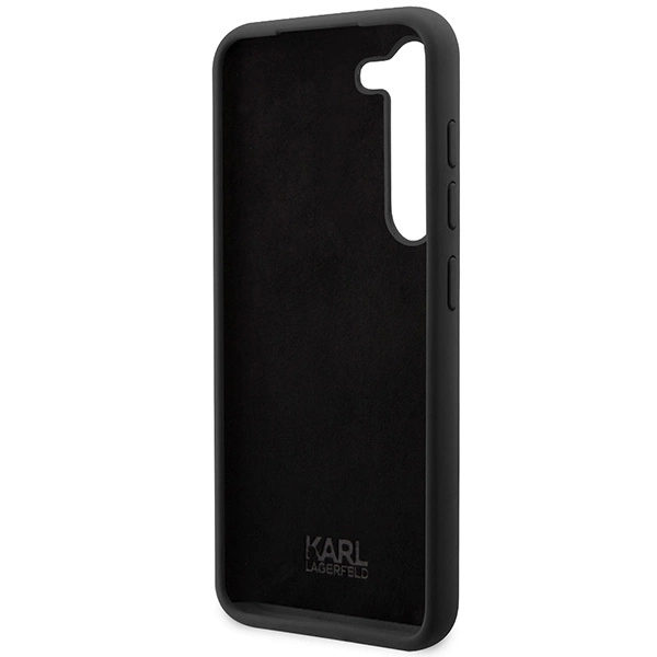 Karl Lagerfeld KLHCS23SSNIKBCK S23 S911 hardcase black/black Silicone Ikonikeng