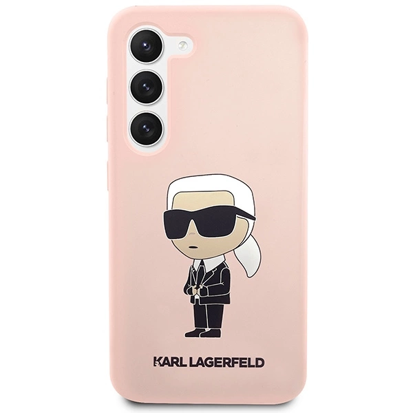 Karl Lagerfeld KLHCS23SSNIKBCP S23 S911 hardcase pink/pink Silicone Ikonikeng
