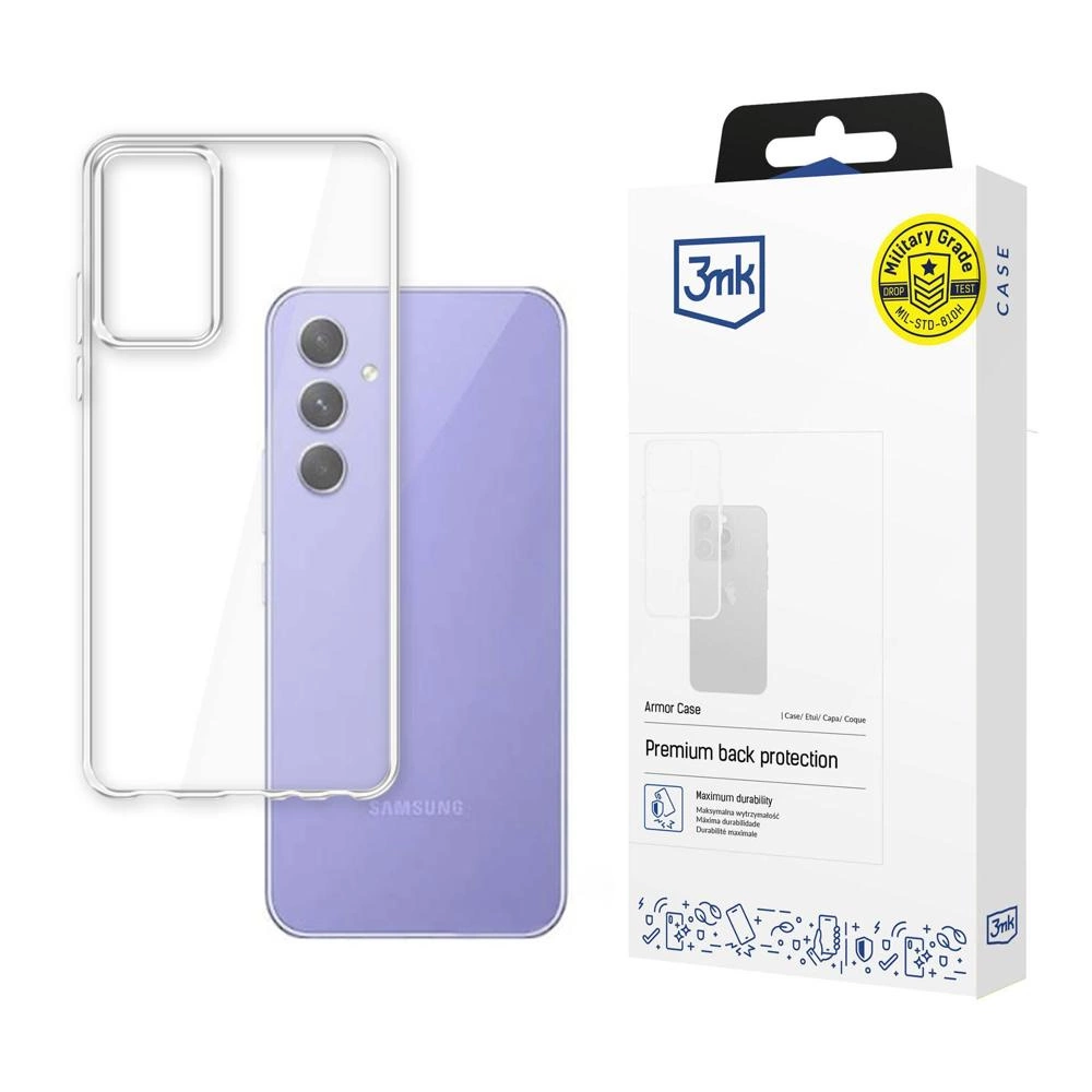 Case for Samsung Galaxy A54 5G 3mk Armor Case series - transparenteng