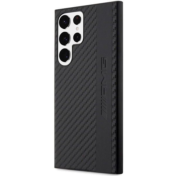 AMG AMHCS23LBLSCA S23 Ultra S918 black/black hardcase Carbon Stripe&Embossedeng