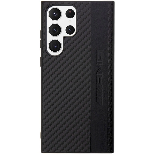 AMG AMHCS23LBLSCA S23 Ultra S918 black/black hardcase Carbon Stripe&Embossedeng