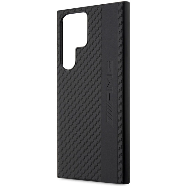 AMG AMHCS23LBLSCA S23 Ultra S918 black/black hardcase Carbon Stripe&Embossedeng