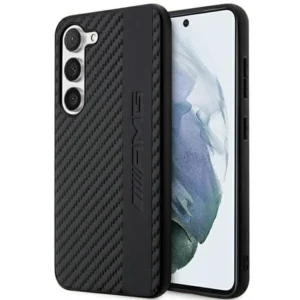 AMG AMHCS23MBLSCA S23+ S916 black/black hardcase Carbon Stripe&Embossedeng