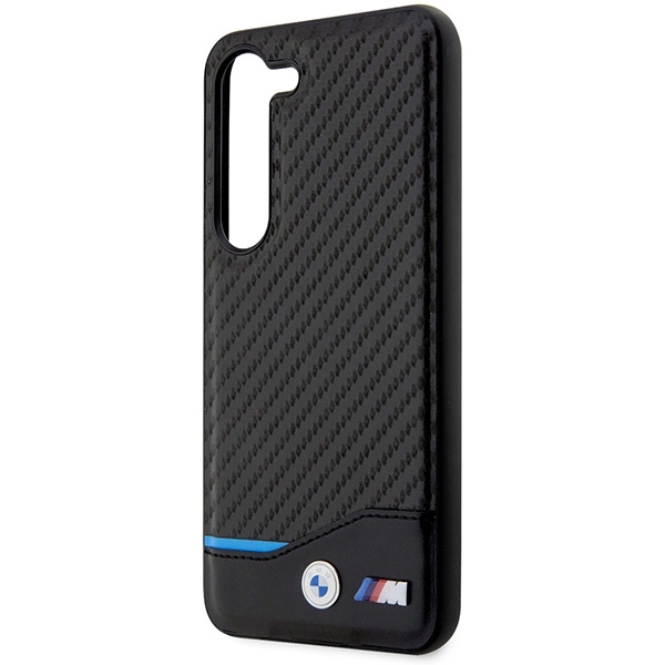BMW Leather Carbon case for Samsung Galaxy S23+ - blackeng