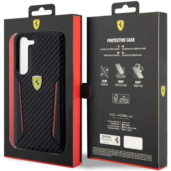 Ferrari FEHCS23MNPYK S23+ S916 black/black hardcase Carbon Contrast Edgeseng