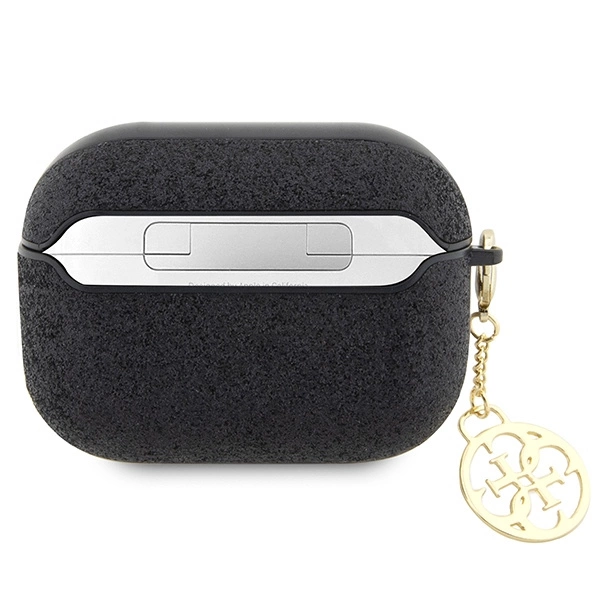Guess GUAP2GLGSHK AirPods Pro 2 cover black/black Glitter Flake 4G Charmeng