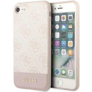 Guess GUHCI8G4GLPI iPhone 7/8/SE 2020/ 2022 pink/pink hard case 4G Stripe Collectioneng