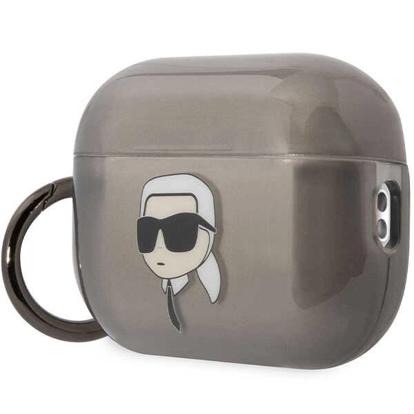 Karl Lagerfeld KKLAP2HNIKTCK Airpods Pro 2 cover black/black Ikonik Karl Lagerfeldeng