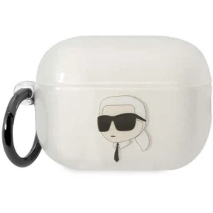 Karl Lagerfeld KLAP2HNIKTCT Airpods Pro 2 cover transparent Ikonik Karl Lagerfeldeng