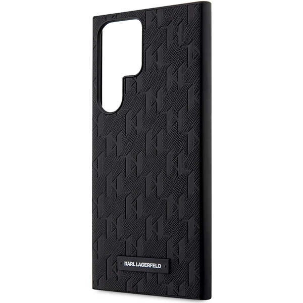 Karl Lagerfeld KLHCS23LSAKLHPK S23 Ultra S918 hardcase black/black Saffiano Mono Metal Logoeng