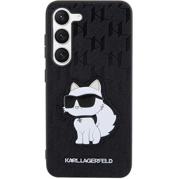 Karl Lagerfeld KLHCS23MSAKLHCPK S23+ S916 hardcase black/black Saffiano Monogram Choupetteeng
