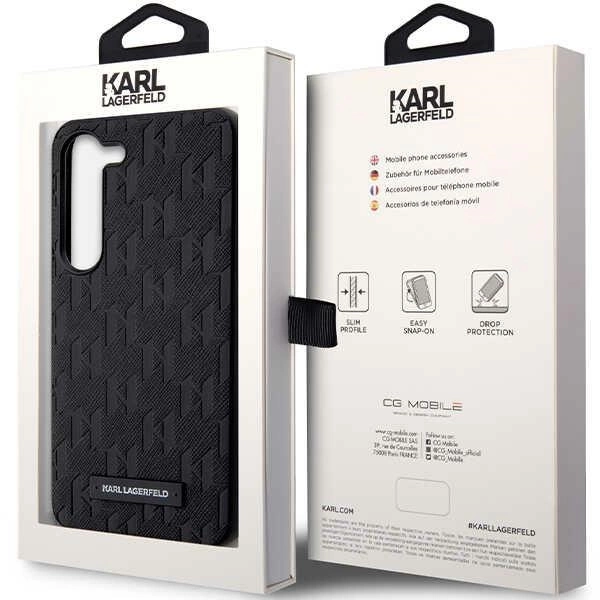 Karl Lagerfeld KLHCS23SSAKLHPK S23 S911 hardcase black/black Saffiano Mono Metal Logoeng