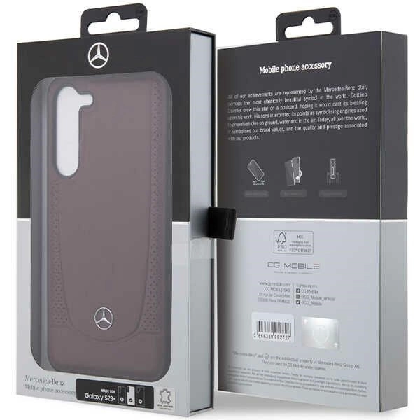 Mercedes MEHCS23MARMRE S23+ S916 red/red hardcase Leather Urban Bengaleeng