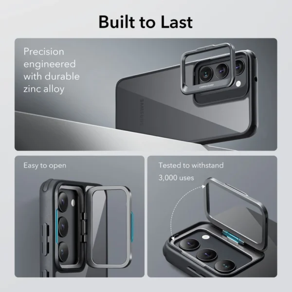 ESR Classic Kickstand Case for Samsung Galaxy S23+ - Clear Blackeng
