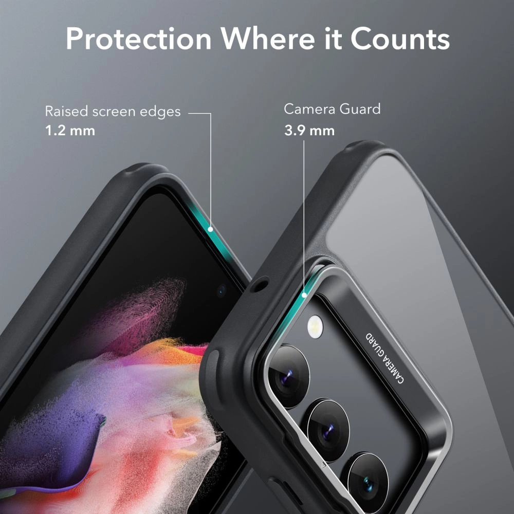 ESR Classic Kickstand Case for Samsung Galaxy S23+ - Clear Blackeng
