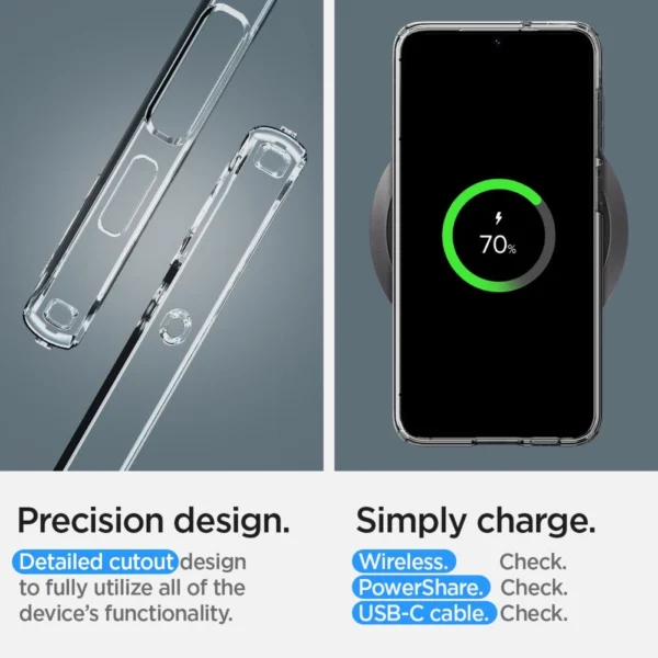 Spigen Liquid Crystal Case for Samsung Galaxy S23 - Transparenteng