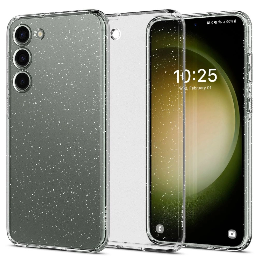 Spigen Liquid Crystal Case for Samsung Galaxy S23 - Clear Glittereng