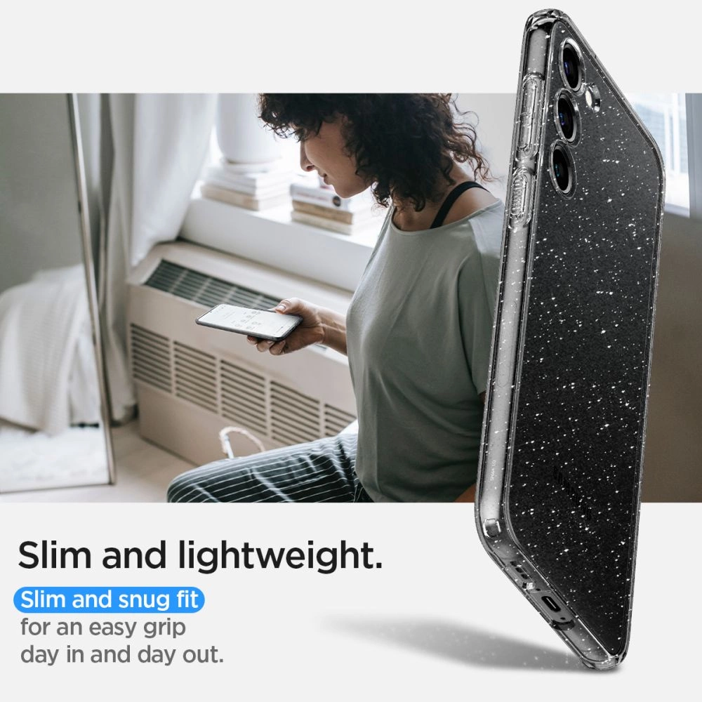 Spigen Liquid Crystal Case for Samsung Galaxy S23 - Clear Glittereng