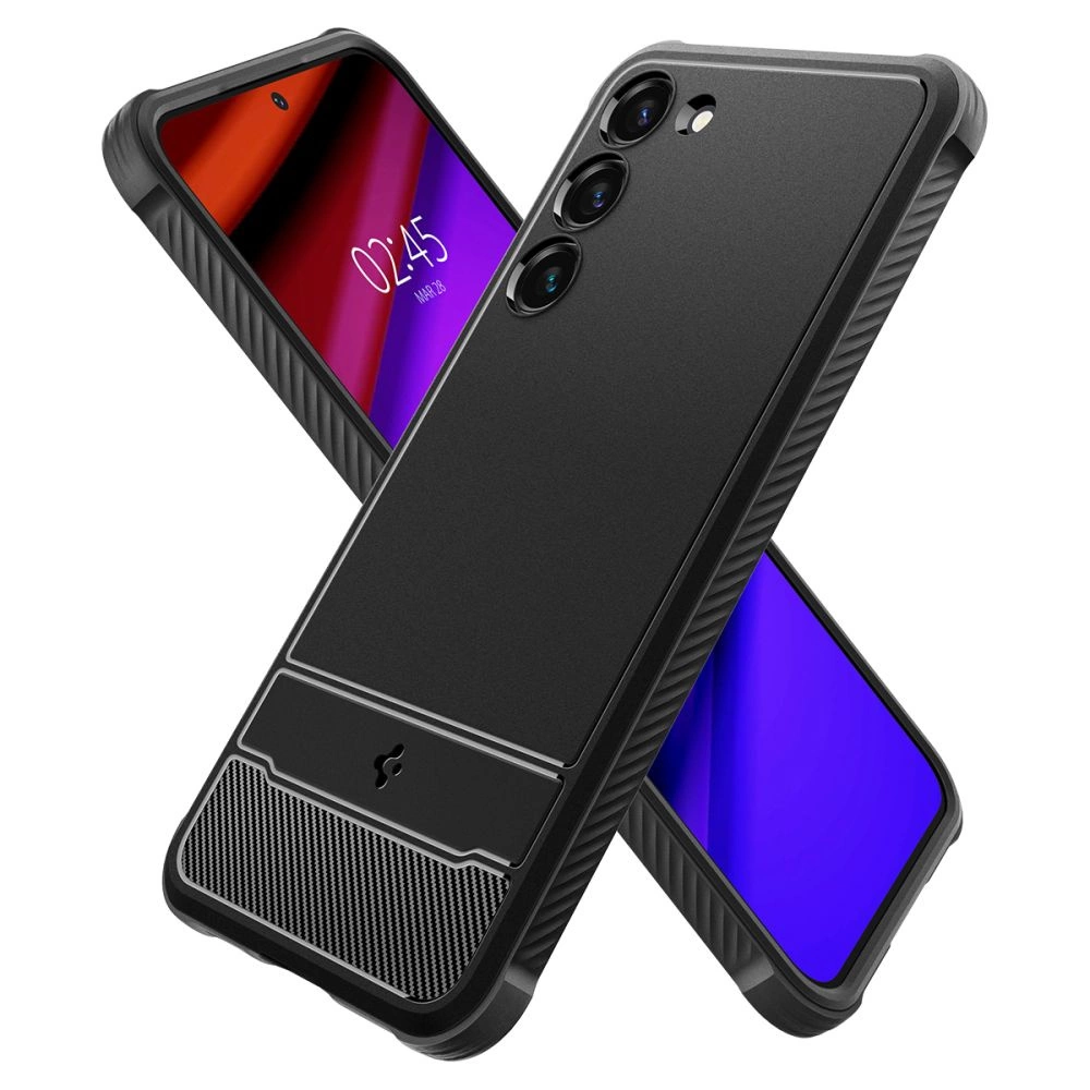Spigen Rugged Armor Case for Samsung Galaxy S23 - Matte Blackeng