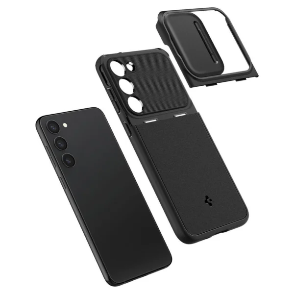 Spigen Optik Armor Case for Samsung Galaxy S23 - Blackeng