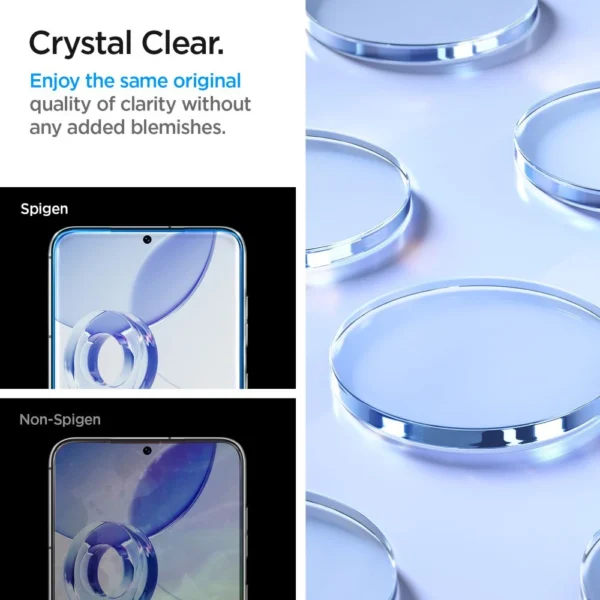 Spigen Glas.tR EZ Fit Tempered Glass for Samsung Galaxy S23 - 2 pcs.eng