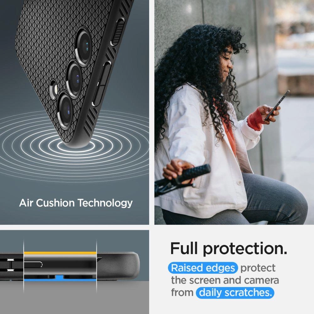 Spigen Liquid Air Case for Samsung Galaxy S23+ - Matte Blackeng