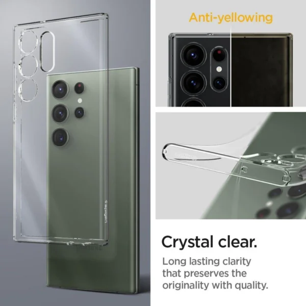 Spigen Liquid Crystal Case for Samsung Galaxy S23 Ultra - Cleareng