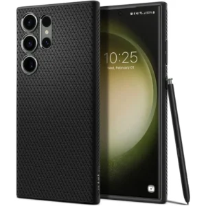 Spigen Liquid Air Case for Samsung Galaxy S23 Ultra - Matte Blackeng