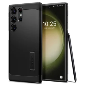 Spigen Tough Armor Case for Samsung Galaxy S23 Ultra - Blackeng