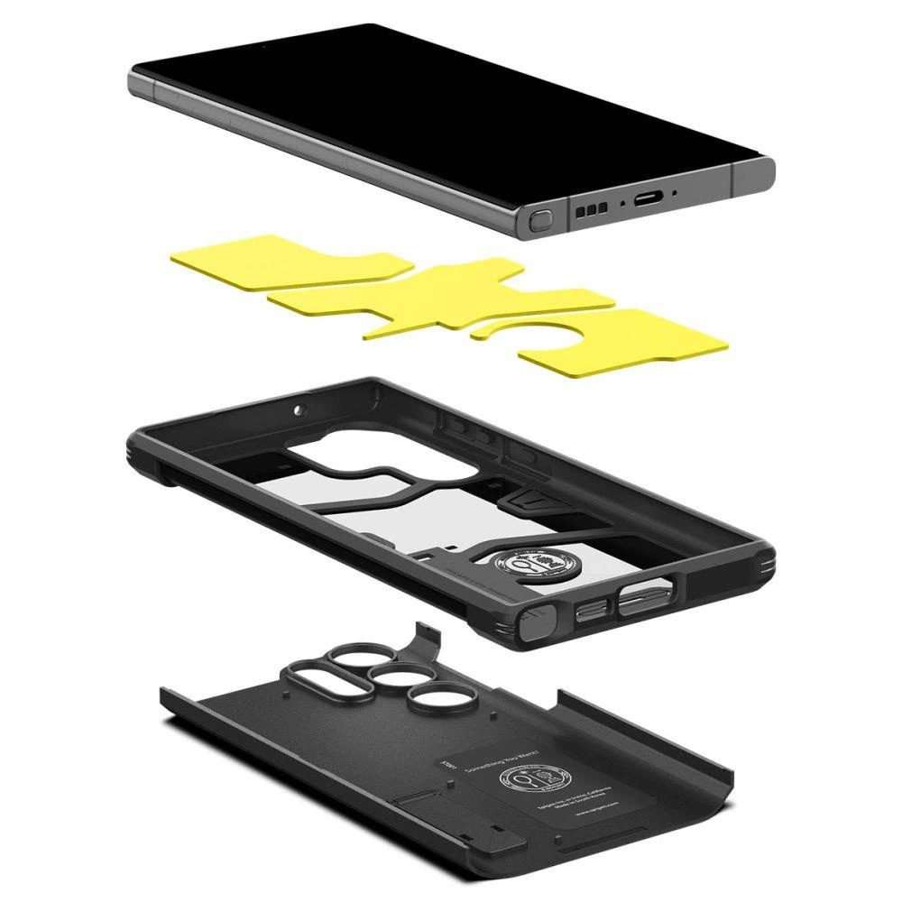Spigen Tough Armor Case for Samsung Galaxy S23 Ultra - Blackeng