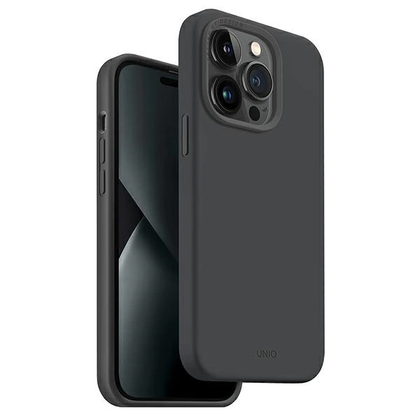 Uniq Lino Hue Magclick Charging case for iPhone 14 Pro - grayeng