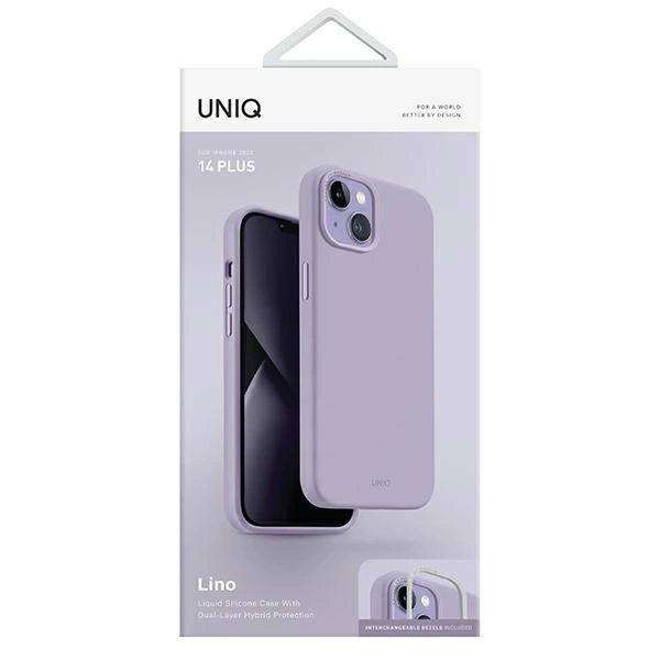Uniq Lino case for iPhone 14 Plus - lilaceng