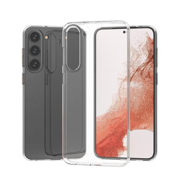 Ultra Clear 0.5mm case for Samsung Galaxy S23+ thin cover transparenteng