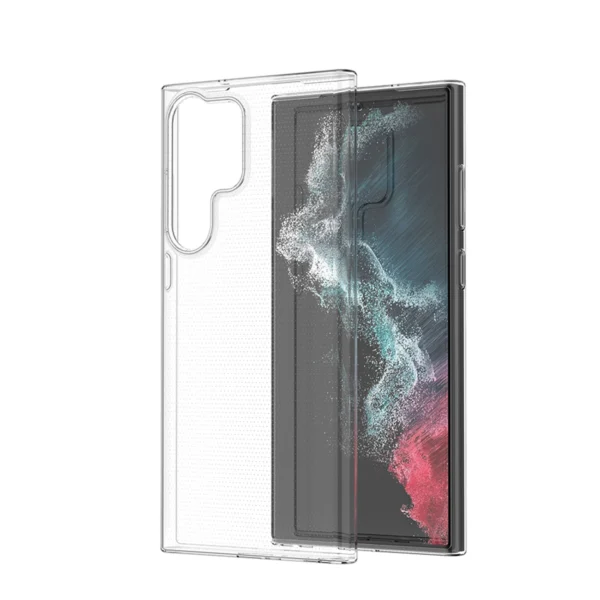Ultra Clear 0.5mm case Samsung Galaxy S23 Ultra thin cover transparenteng