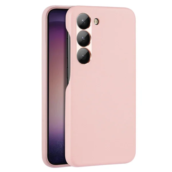 Dux Ducis Grit case for Samsung Galaxy S23+ elegant case made of artificial leather pinkeng