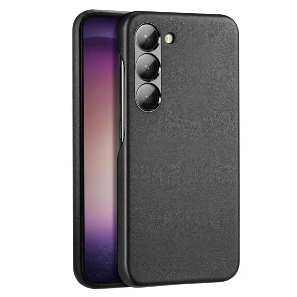 Dux Ducis Grit case for Samsung Galaxy S23+ elegant case made of artificial leather blackeng