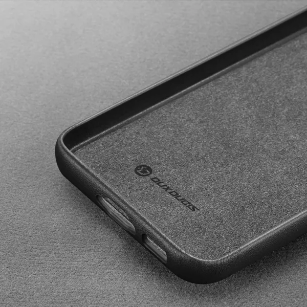 Dux Ducis Grit case for Samsung Galaxy S23+ elegant case made of artificial leather blackeng