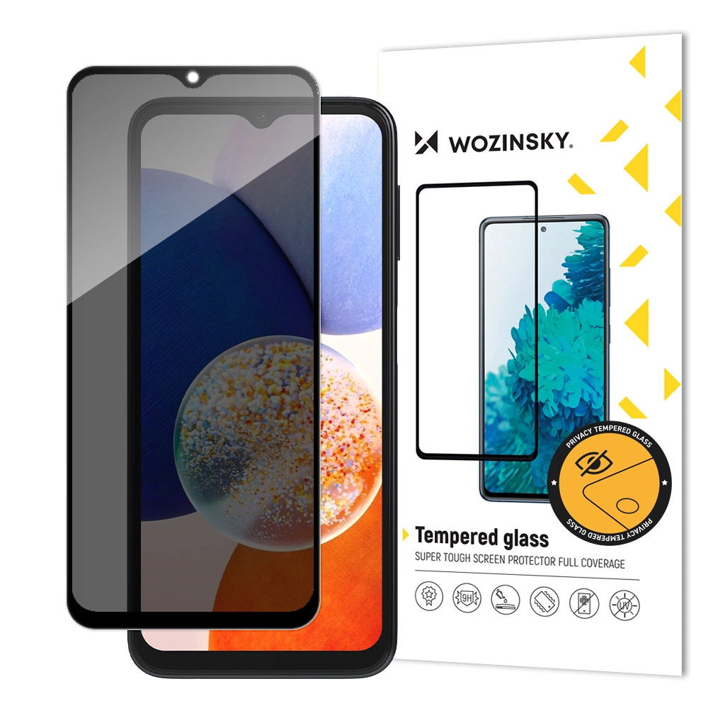 Wozinsky Privacy Glass tempered glass for Samsung Galaxy A23 with Anti Spy privacy filtereng