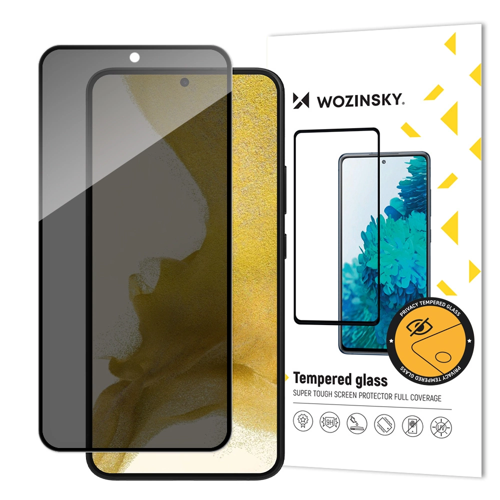 Wozinsky Privacy Glass tempered glass for Samsung Galaxy S22+ with Anti Spy privacy filtereng