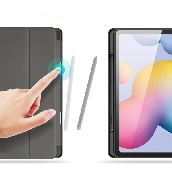 Dux Ducis Domo case for Samsung Galaxy Tab S6 Lite smart cover stand blackeng