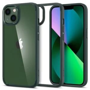 Spigen Ultra Hybrid iPhone 13 Case - Dark Greeneng