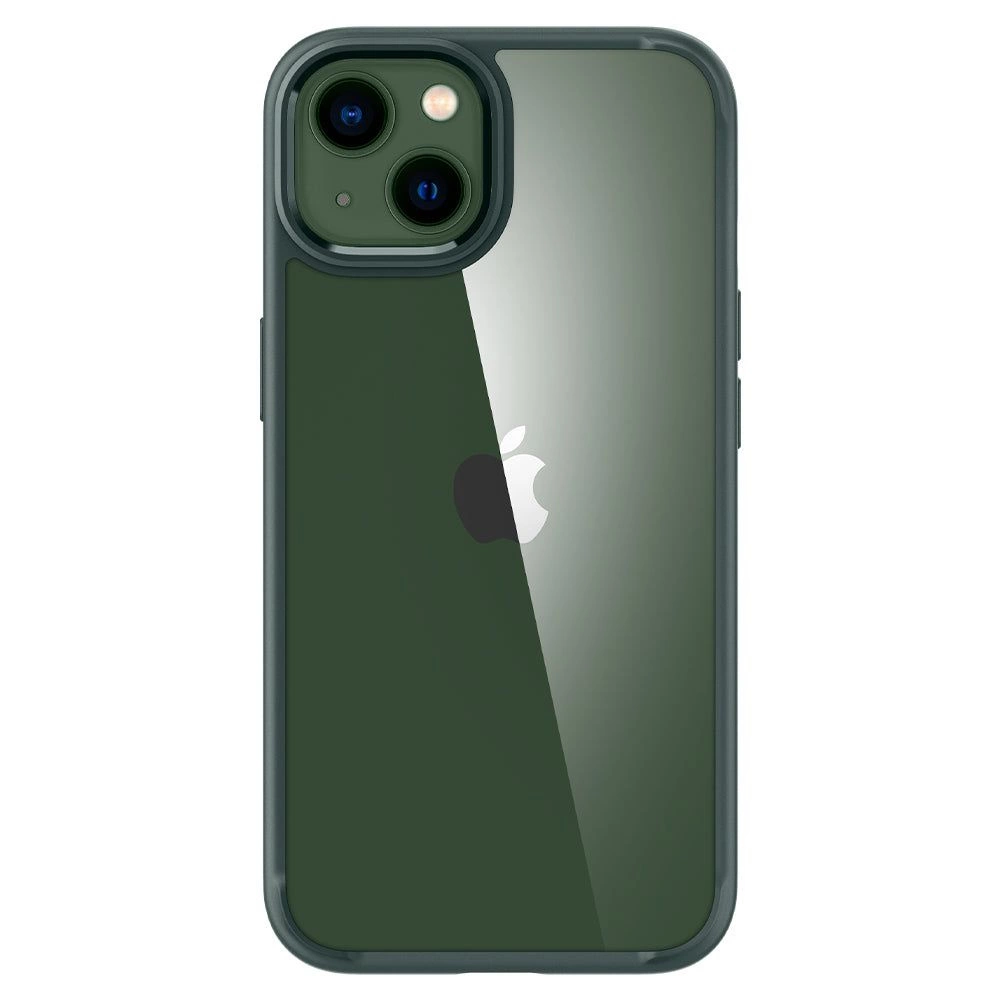 Spigen Ultra Hybrid iPhone 13 Case - Dark Greeneng