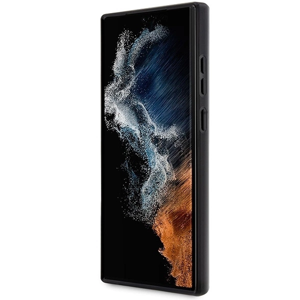 Guess GUHCS23LPCUMAK S23 Ultra S918 black/black hardcase Marbleeng