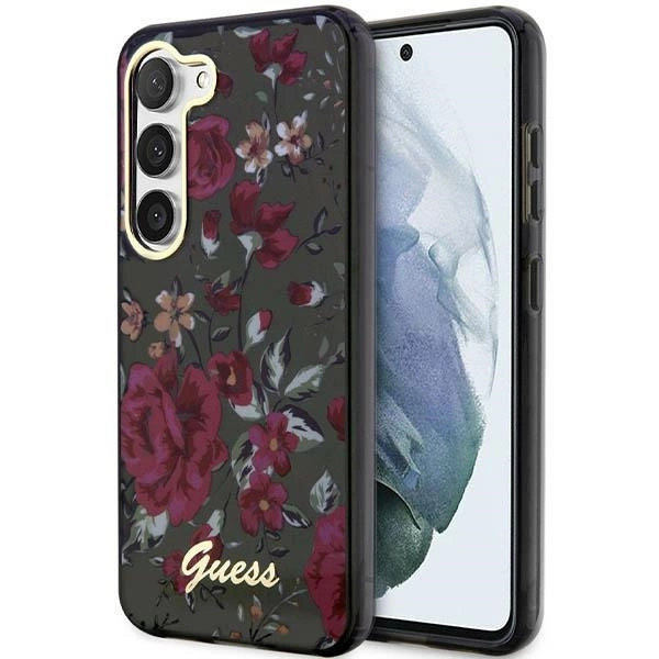Guess GUHCS23MHCFWSA S23+ S916 green/kaki hardcase Flower Collectioneng