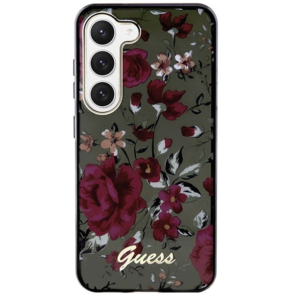 Guess GUHCS23MHCFWSA S23+ S916 green/kaki hardcase Flower Collectioneng