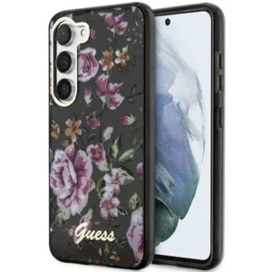 Guess GUHCS23MHCFWSK S23+ S916 black/black hardcase Flower Collectioneng