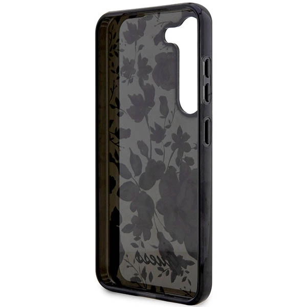 Guess GUHCS23MHCFWSK S23+ S916 black/black hardcase Flower Collectioneng